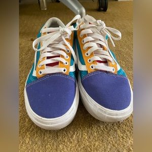 vans multi color edition shoe